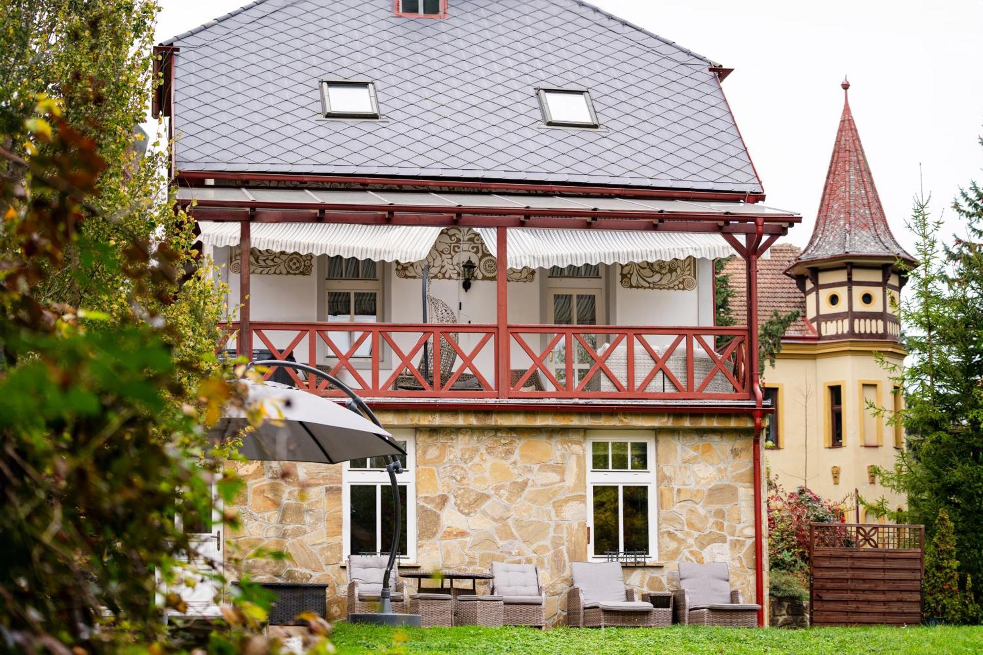 Villa Emausy Luhačovice Esterno foto
